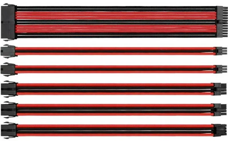 Thermaltake TtMod Sleeve Cable Kit Red-Black
