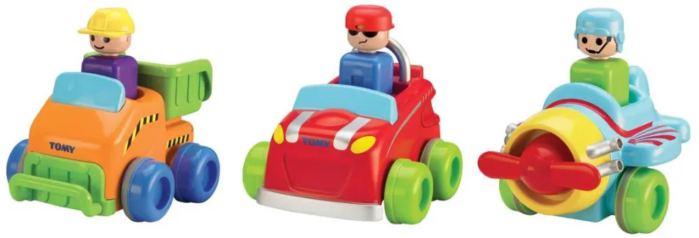 Jucarie Educationala TOMY Vehicule push and go, div. modele