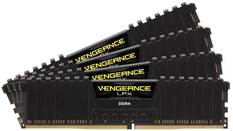 Memorie RAM Corsair Vengeance LPX Black 64GB DDR4 3200MHz CL16 Quad Channel Kit