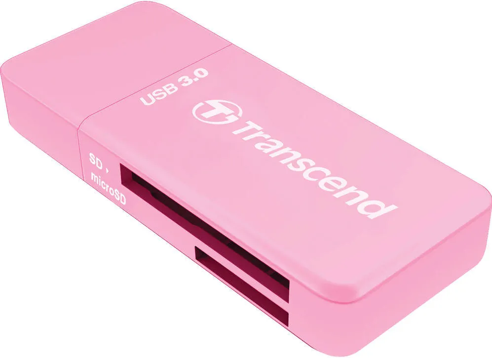 Card Reader Transcend USB 3.1 Gen 1 SD/microSD, Roz