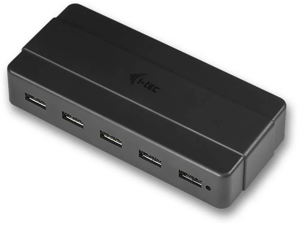 Controller server iTec USB 3.0 Charging HUB 7 Port cu incarcator 2x port alimentare USB 3.0