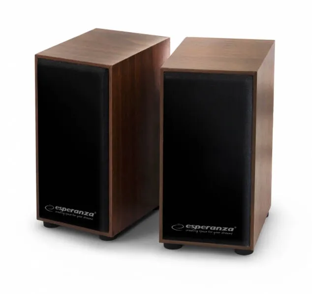 Boxe Esperanza  2.0 FOLK speaker set 2.0 channels 6 W Wood