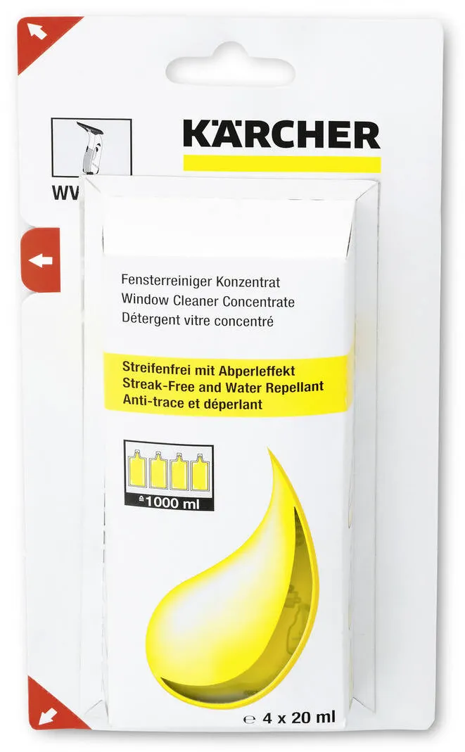 Karcher Detergent pentru geamuri RM 503 concentrat, 20ml 4 x 20 ml