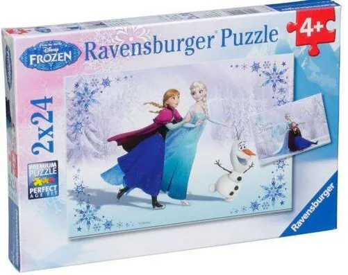 Puzzle Ravensburger Sisters Always 2 X 24 buc Puzzle Disney Frozen