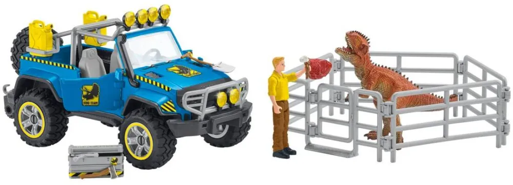 Schleich Jucarie Dinosaurs  41464 Off-Road Vehicle w. Dino Outpost