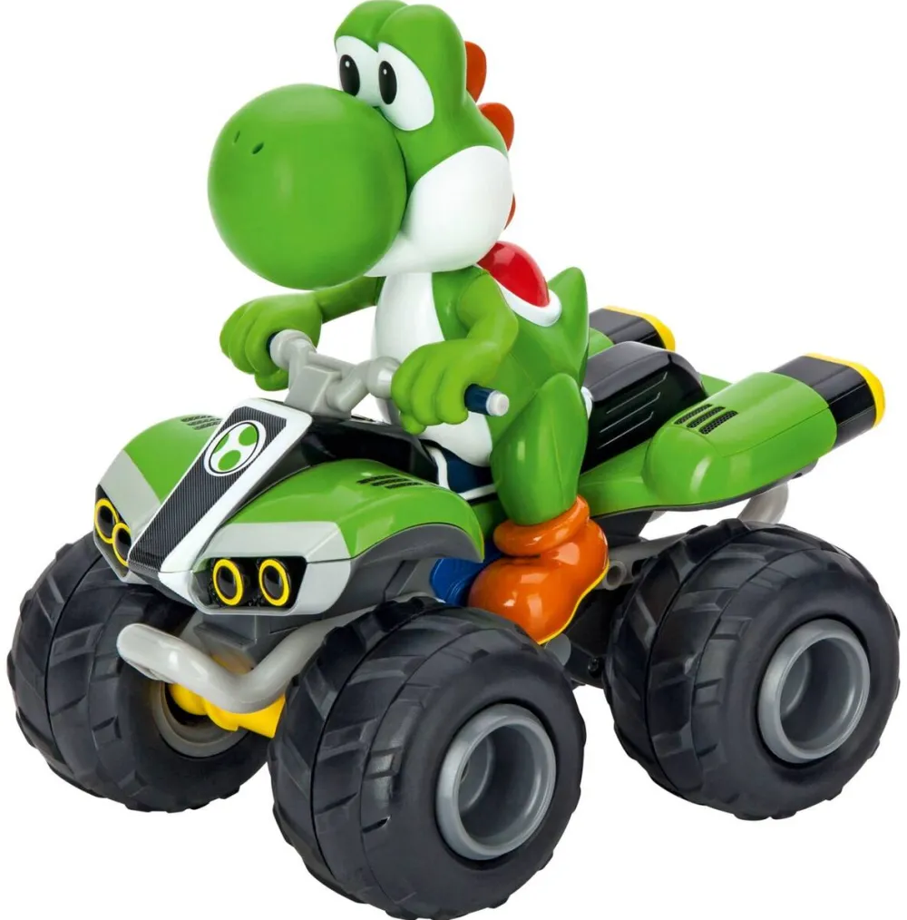 Masina Carrera Jucarie RC 2,4GHz Mario Kart Yoshi Quad 370200997X