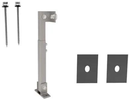V-TAC Picior spate reglabil 280MM/415MM/10-15GR pentru panou Fotovoltaic