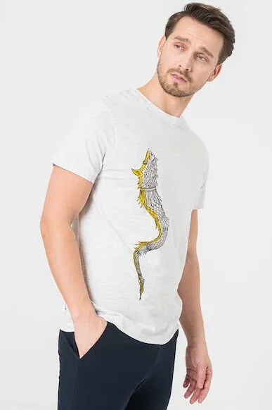 Pegas TRICOU CASUAL DRACON BARBATI LIGHT GRAY-