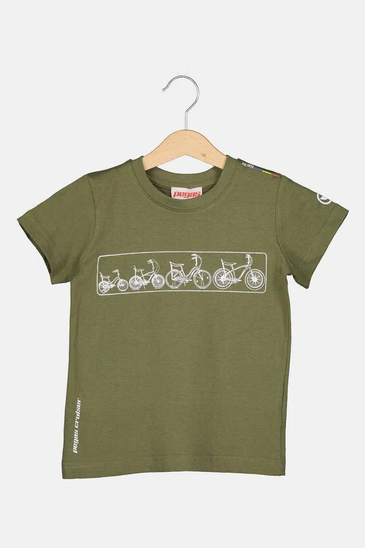 Pegas TRICOU  MULTIBIKE PEGAS COPII  KHAKI-4