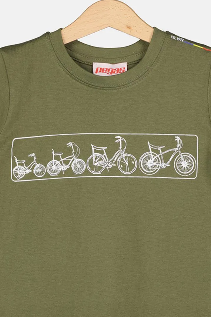 Pegas TRICOU  MULTIBIKE PEGAS COPII  KHAKI-10
