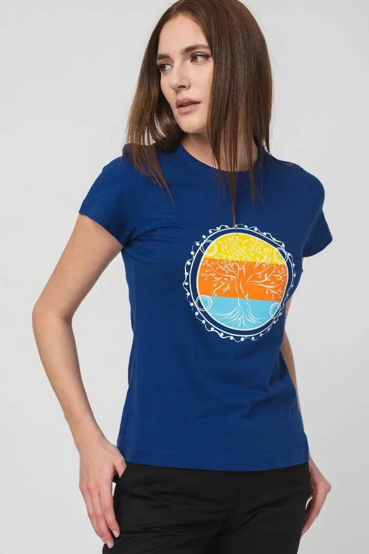 Pegas TRICOU  ROATA FAMILIE FEMEI   ROYAL BLUE