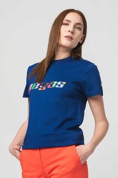 Pegas TRICOU  LOGO MULTICOLOR FEMEI  ROYAL BLU