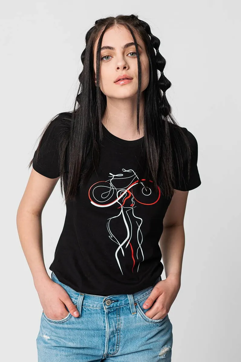 Pegas TRICOU CASUAL F DOAMNA BLACK-L
