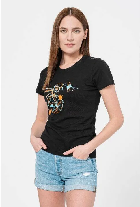Pegas TRICOU CASUAL F BICICLETA COLOR BLACK-S