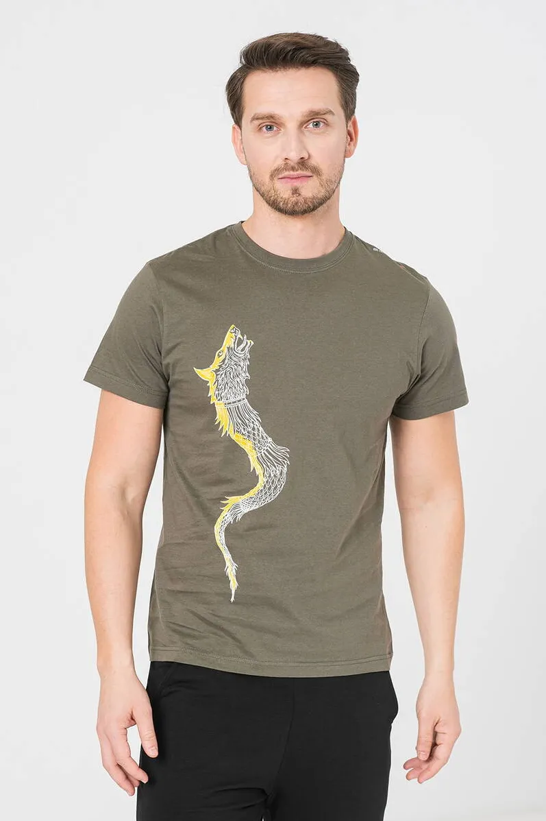 Pegas TRICOU CASUAL DRACON BARBATI GRAY-S