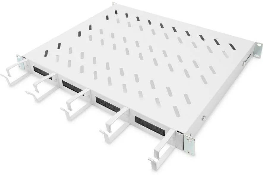 Accesoriu Retea Assmann Suport Indoit Inferior 1HE 44x481x352mm Pana la Pana la 120kg Gri