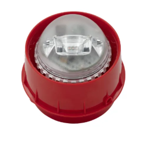 MORLEY Sirena incendiu rosie cu LED