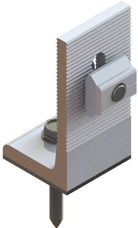 Kinsend Picior L cu inaltime 80mm + surub 6.3x80 pentru grinda de otel