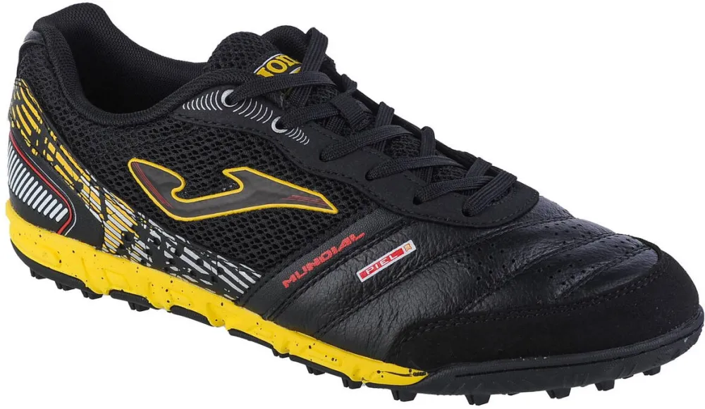 Joma Ghete Fotbal MUNDIAL 2331 BLACK ORANGE TURF