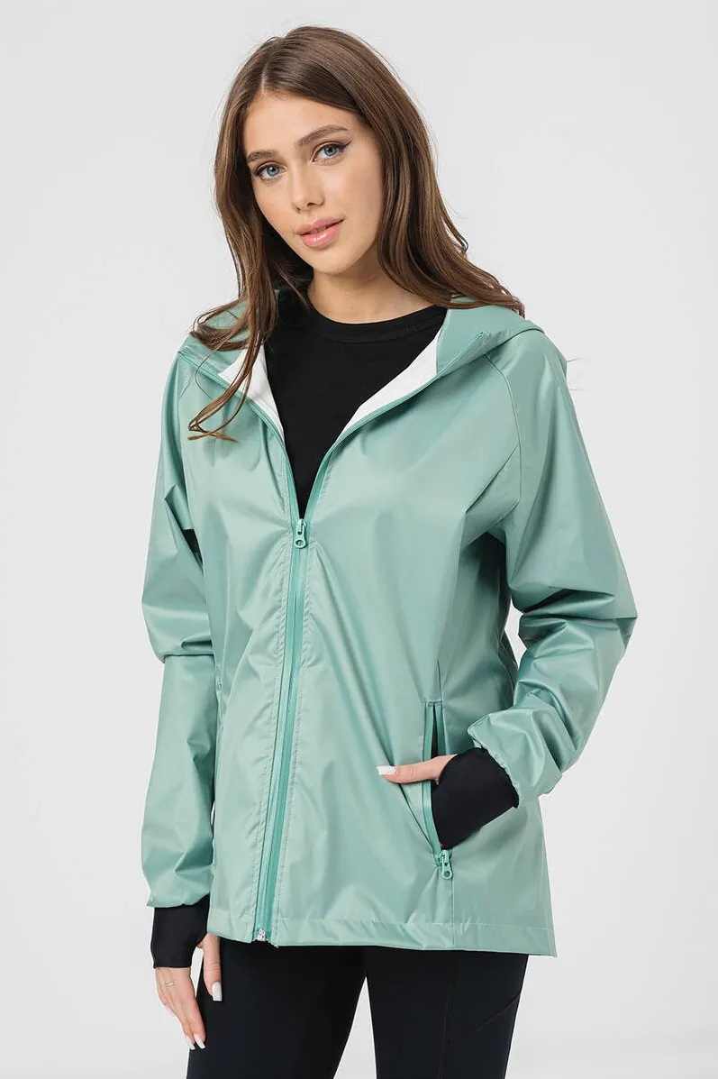 Pegas Jacheta Waterproof F Granite Green-L