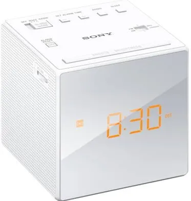 Radio cu Ceas Sony ICF-C1 Alb