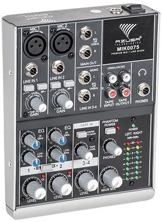 Azusa MIXER AUDIO 4 CANALE
