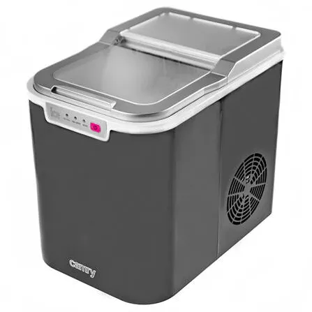 Masina de facut gheata CAMRY CR8073, 120W, Rezervor apa 2.2 litri, pana la 12 kg gheata/zi, Negru