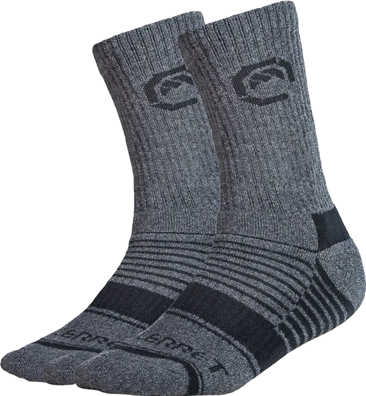 Vallerret Merino Wool Crew Sock - Grey Winter (size 36-40)