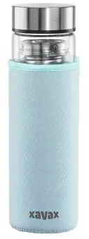 Sticla pentru bauturi XAVAX din sticla, 450 ml, cu husa protectoare si insert