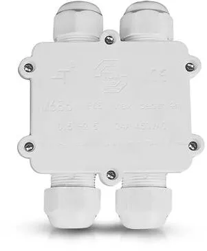 V-TAC Conector terminal 4PINI 8-12MM IP68 - alb