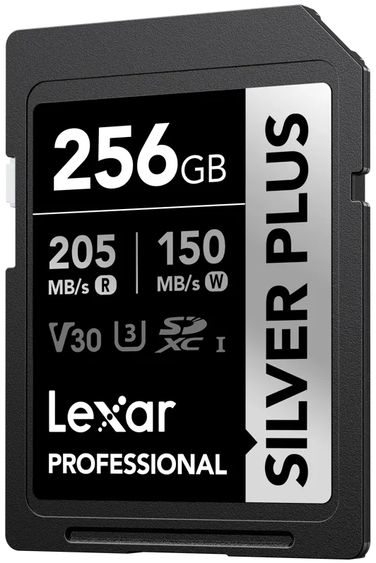 Card de Memorie Lexar Lexar SDXC Professional SILVER Plus 1066x UHS-I/U3/A2/4K R205/W150 (V30) 256GB