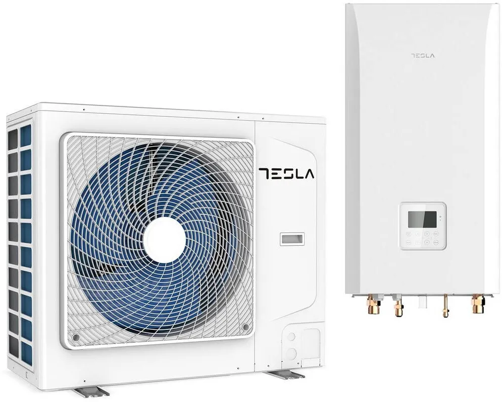 Tesla Pompa de caldura aer-apa split Tesla TATP-12HMDA112kW, A+++/A++, 3kW back-up heater, Wi-Fi, 220V