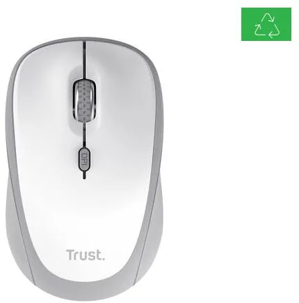Mouse TRUST Yvi TR-25454, Wireless (Alb/Gri)