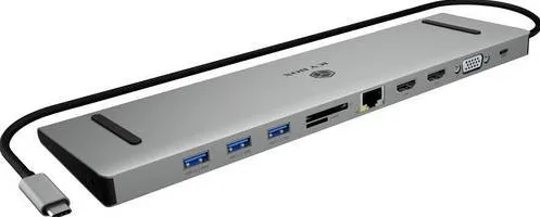 Docking Station Icy Box USB-C -> HDMI/VGA/USB-A/USB-C/3,5mm