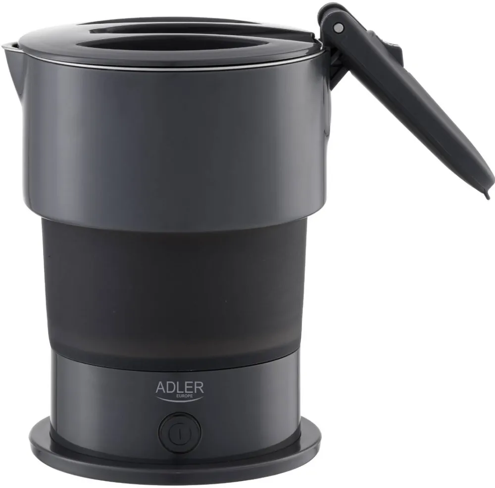 Adler Adler AD 1377 Silicon Travel Kettle, 0.6 L, Grey