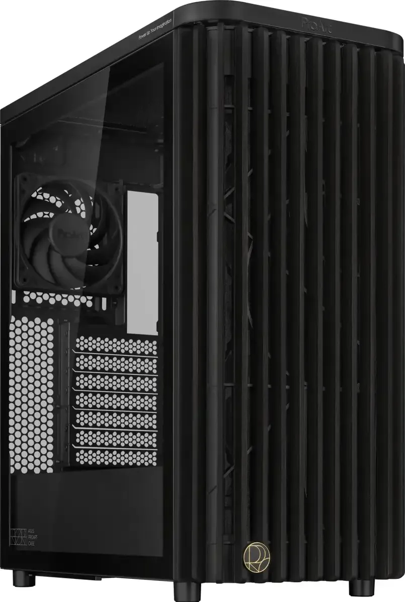 Carcasa PC Asus PROART PA401 WOOD TG PWM BLACK