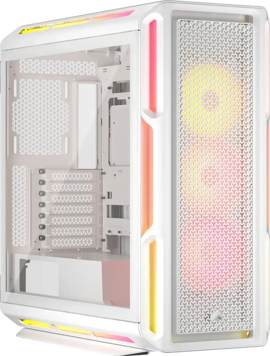 Carcasa PC Corsair iCUE 5000T LX RGB Midi TG white