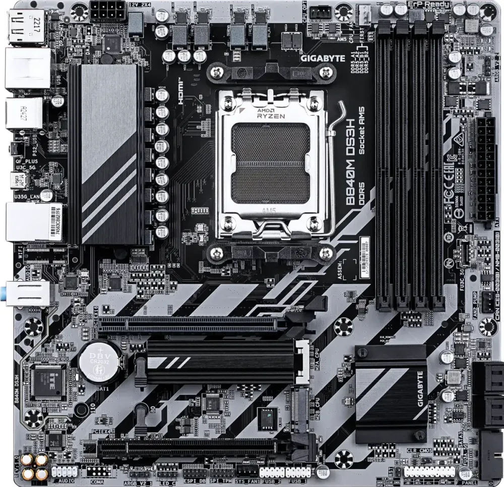 Placa de Baza GIGABYTE AMD AM5 B840M DS3H