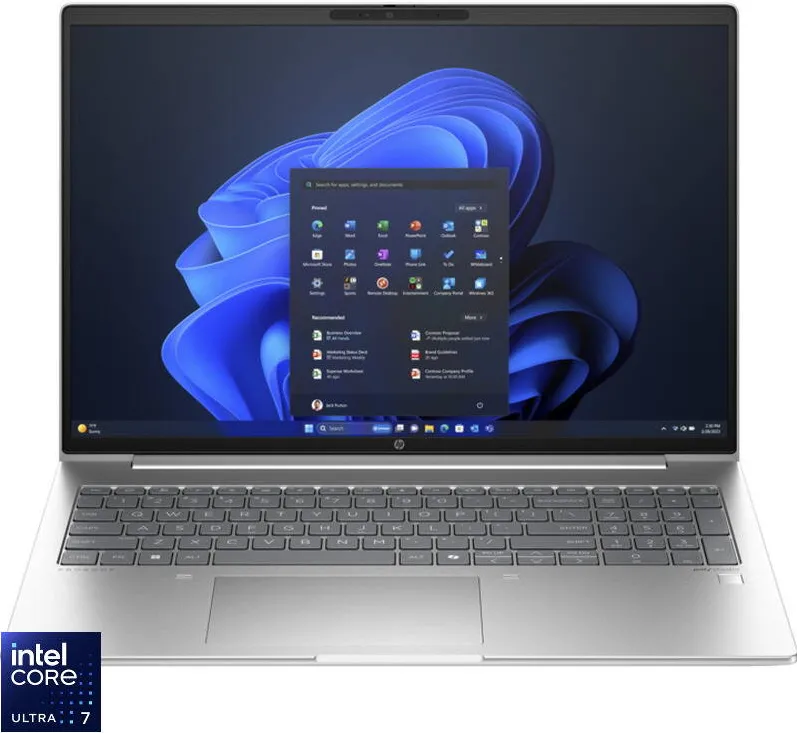 Laptop HP 16'' ProBook 460 G11, WUXGA IPS, Procesor Intel Core Ultra 7 155U (12M Cache, up to 4.80 GHz), 16GB DDR5, 512GB SSD, Intel Graphics, Win 11 Pro, Silver