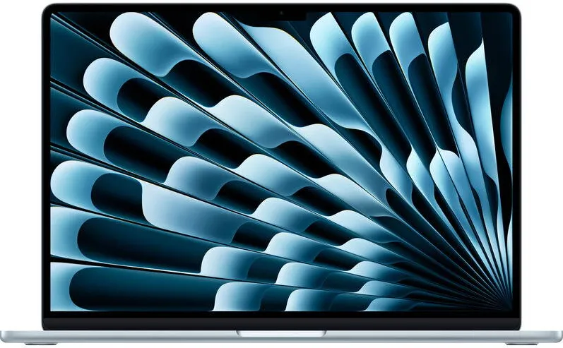 Laptop Apple 15.3'' MacBook Air 15 with Liquid Retina, M4 chip (10-core CPU), 16GB, 256GB SSD, M4 10-core GPU, macOS, Sky Blue, INT keyboard, 2025