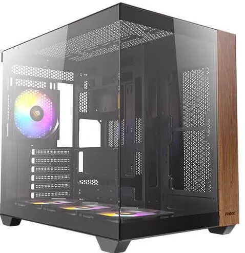 Carcasa PC Antec CX800  Wood ARGB_B Midi Tower Negru