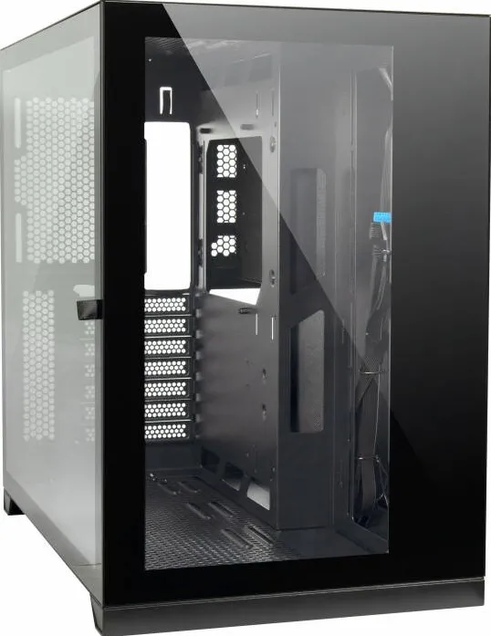 Carcasa PC Inter-Tech C-703 Vision , Tower (black, Tempered Glass x 2)
