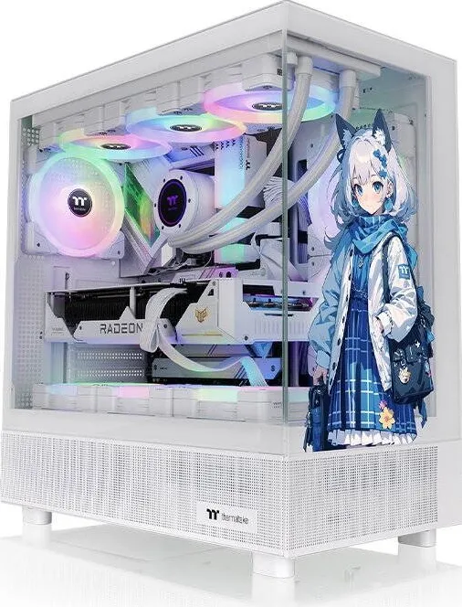 Carcasa PC Thermaltake View 270 SP Edition Snow White, Tower (White, Tempered Glass x 2)