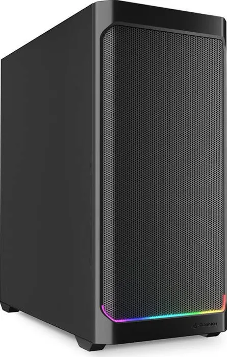 Carcasa PC Sharkoon AK4 RGB Strip, tower (black)
