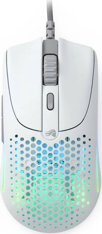 Mouse Glorious Mouse Gaming Model O 2 PRO, 26000 DPI, Ultralight 59g, 6 butoane, Alb