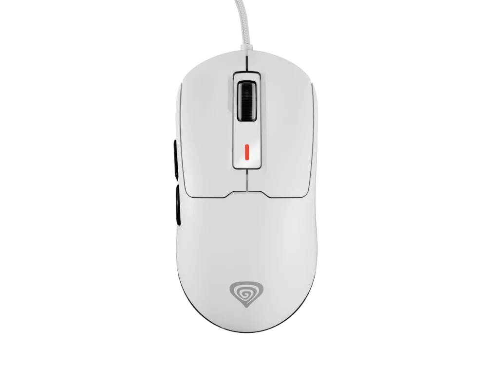 Mouse Genesis GENESIS Krypton 660 Gaming Mouse, 12000DPI, Wired, White