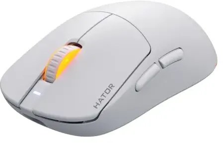 Mouse HATOR Mouse wireless Hator Quasar 3, alb