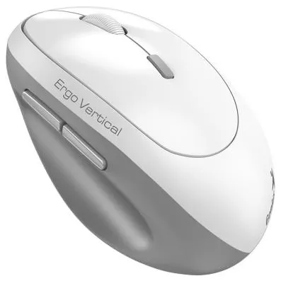 Mouse GENIUS MOUSE Genius,  Ergo 8350S, PC sau NB, wireless, BT+2.4GHz, optic, 2400 dpi, butoane/scroll 6/1, , white-grey, "31030041401" (timbru verde 0.18 lei)