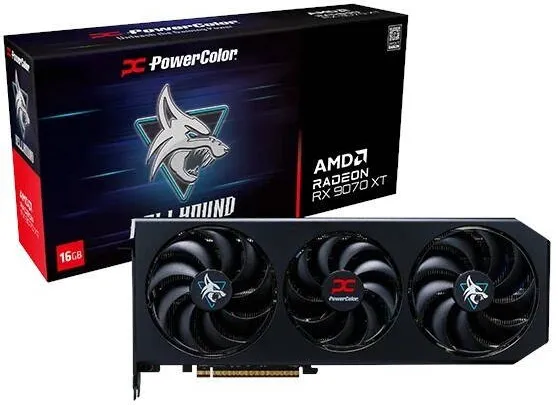 Placa Video POWERCOLOR Hellhound RX9070XT 16G-L/OC