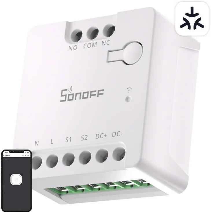 Matter Switch Sonoff SONOFF MINI-D Smart WiFi  (AC/DC 12-48V, dry contact)